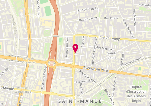 Plan de Gysnat, 10 avenue Joffre, 94160 Saint-Mandé