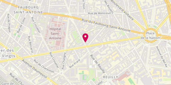 Plan de Le Jardin des Coiffés, 31 Rue de Reuilly, 75012 Paris