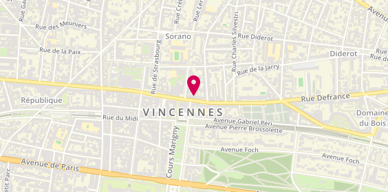 Plan de Beauty Coif, 78 Rue de Fontenay, 94300 Vincennes