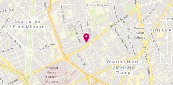 Plan de Hélèna Pinet Coiffure Paris, 29 Rue Pierre Leroux, 75007 Paris