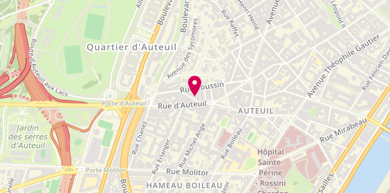 Plan de DESSANGE, 4 Rue Géricault, 75016 Paris