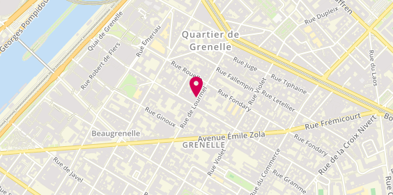 Plan de Coiffure NH, 36 Rue de Lourmel, 75015 Paris