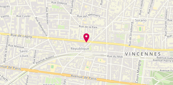Plan de Yimo, 145 Rue de Fontenay, 94300 Vincennes