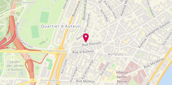 Plan de H&L, 38 Rue Poussin, 75016 Paris