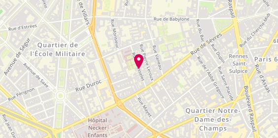 Plan de RAMOS Christina, 23 Rue Rousselet, 75007 Paris