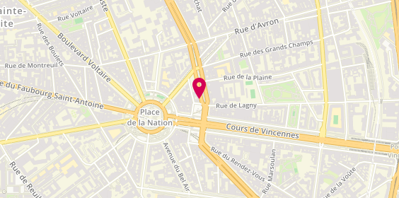 Plan de Wish Nation, 7 Boulevard Charonne, 75011 Paris