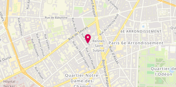Plan de Marjorie Encinas, 16 Rue Dupin, 75006 Paris
