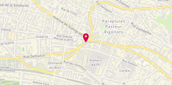 Plan de Le Bon Coiffeur, 144 Rue Defrance, 94300 Vincennes
