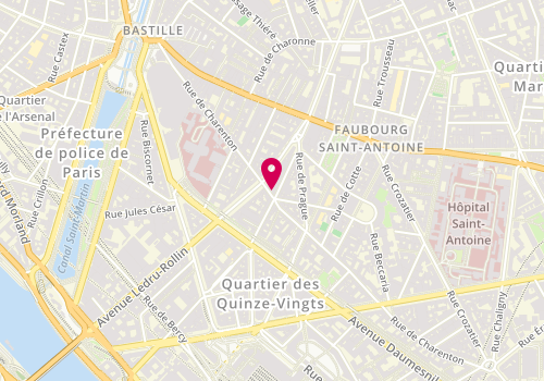 Plan de Salon de Poche, 83 Rue de Charenton, 75012 Paris