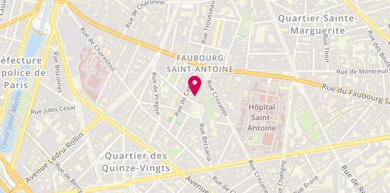 Plan de Coiffeur d'Aligre, 13 Rue d'Aligre, 75012 Paris