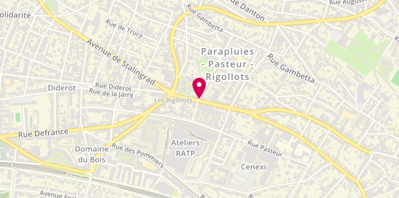 Plan de Reflets Coiffure, 108 Rue Dalayrac, 94120 Fontenay-sous-Bois