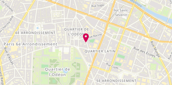Plan de J.M Paret, 26 Rue Monsieur le Prince, 75006 Paris