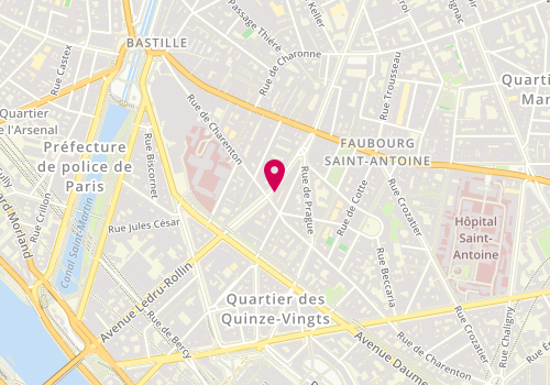 Plan de Intemporel, 78 avenue Ledru Rollin, 75012 Paris