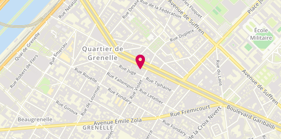 Plan de 8ème Art, 88 Boulevard de Grenelle, 75015 Paris