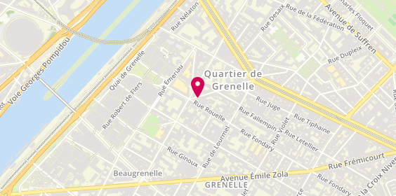 Plan de Berberi coiffure Beaugrenelle, 35 Rue Viala, 75015 Paris