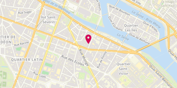 Plan de Salon Sur Cour, 24 Rue des Bernardins, 75005 Paris