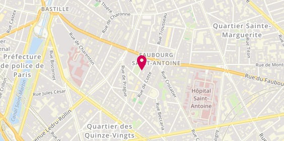 Plan de Coiffeur Hȧrig, 26 Rue Charles Baudelaire, 75012 Paris