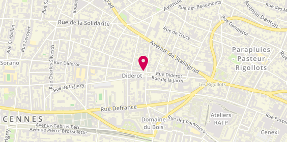 Plan de SARL Défini Tif, 199 Rue Diderot, 94300 Vincennes