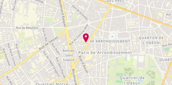 Plan de Jean-Claude Biguine, 90 Rue de Rennes, 75006 Paris