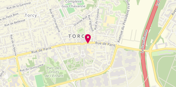 Plan de Mon Coiffeur Exclusif Torcy, 27 Rue de Paris, 77200 Torcy