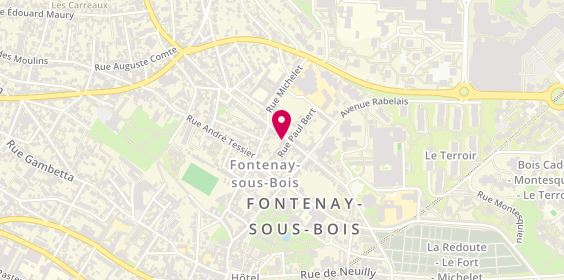 Plan de New Look Coiffure, 7 Q Boulevard de Verdun, 94120 Fontenay-sous-Bois