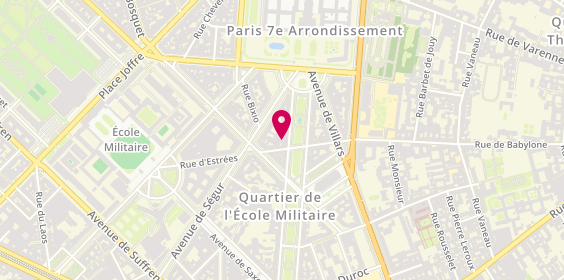 Plan de Ascut coiffure, 20 avenue de Breteuil, 75007 Paris