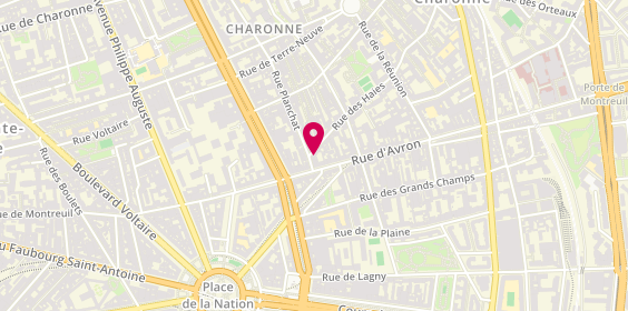 Plan de Atomic Jungle, 4 Rue Planchat, 75020 Paris