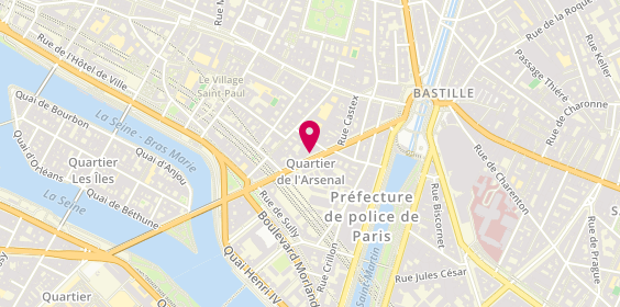 Plan de Jean Louis David, 27 Boulevard Henri Iv, 75004 Paris