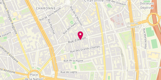 Plan de Boobeauty, 52 Rue d'Avron, 75020 Paris
