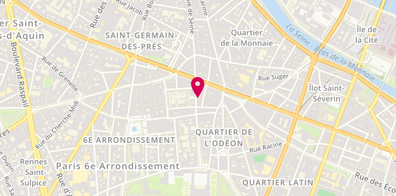 Plan de Jacques Moisant Paris, 93 Rue de Seine, 75006 Paris