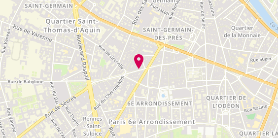 Plan de Coiff1Rst, 44 Rue du Four, 75006 Paris