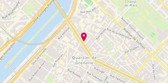 Plan de Gérard Coiffure, 33 Boulevard de Grenelle, 75015 Paris