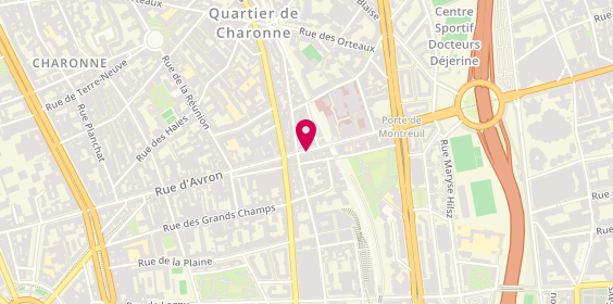 Plan de Classe Coiffure, 108 Rue Avron, 75020 Paris