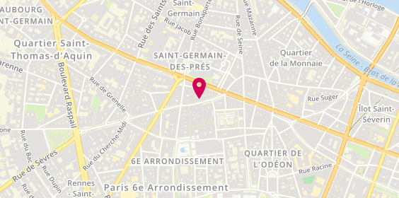 Plan de Maniatis, 12 Rue du Four, 75006 Paris