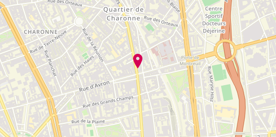 Plan de Hzm, 62 Rue Pyrénées, 75020 Paris