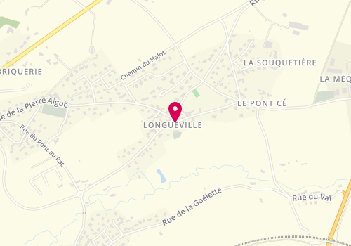 Plan de Côté Cour't, 22 le Bourg, 50290 Longueville