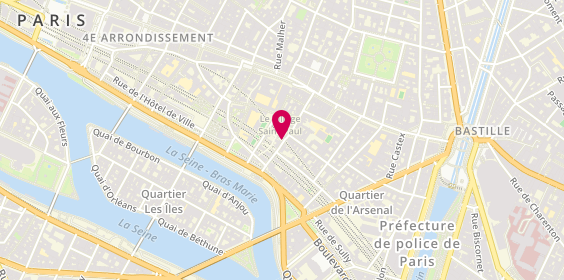 Plan de Le Bon Barbier, 17 Rue Saint-Paul, 75004 Paris