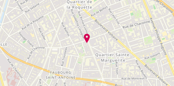 Plan de Cathy-Annie Coiffure Mixte, 43 Rue Faidherbe, 75011 Paris