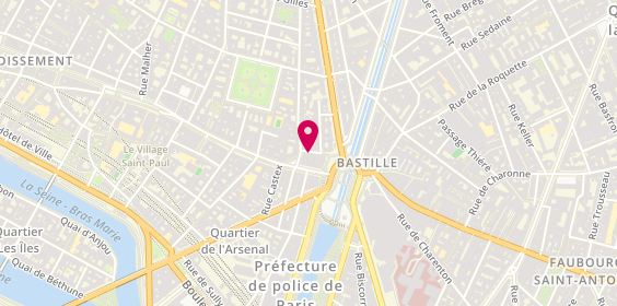 Plan de Jacques Dessange, 2 Rue de la Bastille, 75004 Paris
