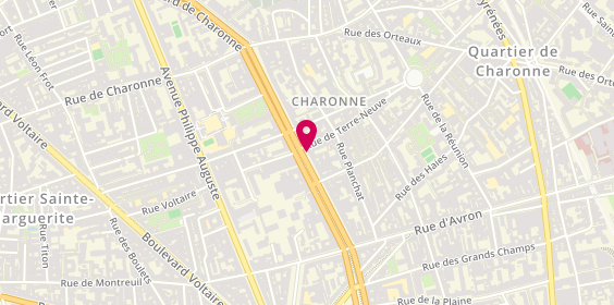 Plan de Bruno Romain, 69 Boulevard de Charonne, 75020 Paris