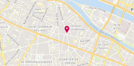 Plan de Jean-Claude Biguine, 47 Rue Mazarine, 75006 Paris