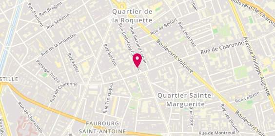 Plan de L'Atelier des Rendez Vous, 5 Bis Rue Godefroy Cavaignac, 75011 Paris