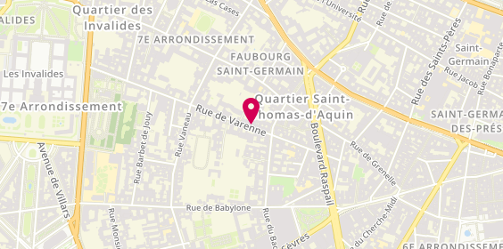 Plan de Marisol Paris, 44 Rue de Varenne, 75007 Paris