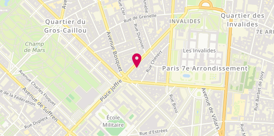 Plan de Vernissage Coiffure, 33 avenue de la Motte-Picquet, 75007 Paris