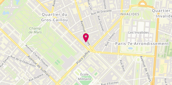 Plan de Studio 27 Coiffure, 64 avenue Bosquet, 75007 Paris