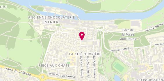 Plan de Atelier- Coiffure, 224 place Emile Menier, 77186 Noisiel