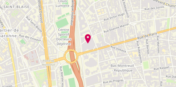 Plan de Tchip Coiffure Montreuil-sous-Bois, Centre Commercial la Grande Porte
280 Rue de Paris, 93100 Montreuil