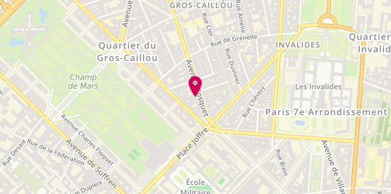 Plan de La Belle, 54 Avenue Bosquet, 75007 Paris
