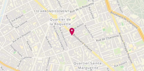 Plan de Karina, 14 Rue Gobert, 75011 Paris