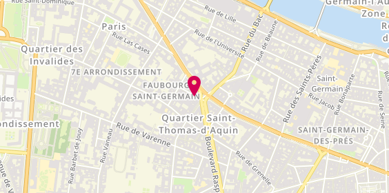 Plan de Coiffirst, 3 Rue Paul Louis Courier, 75007 Paris